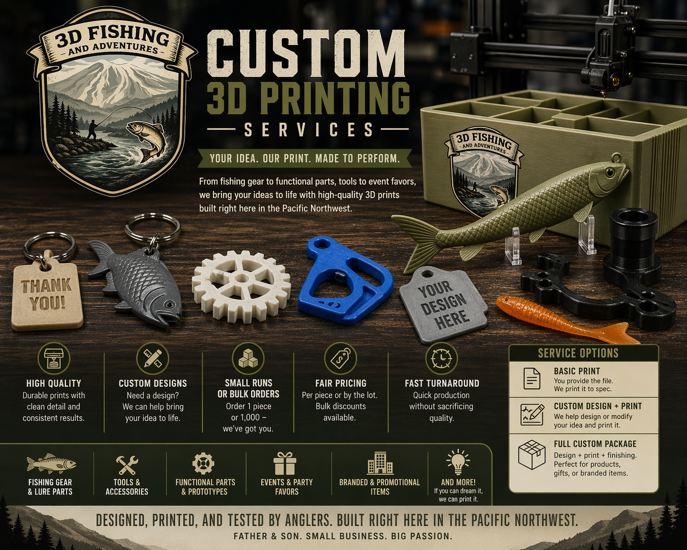 Custom 3D Printing Services